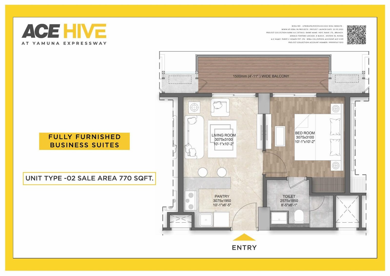 ACE Hive — Business Suites brochure visual